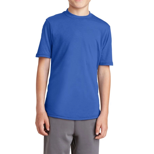 True Royal color option for Rajan Youth Tee