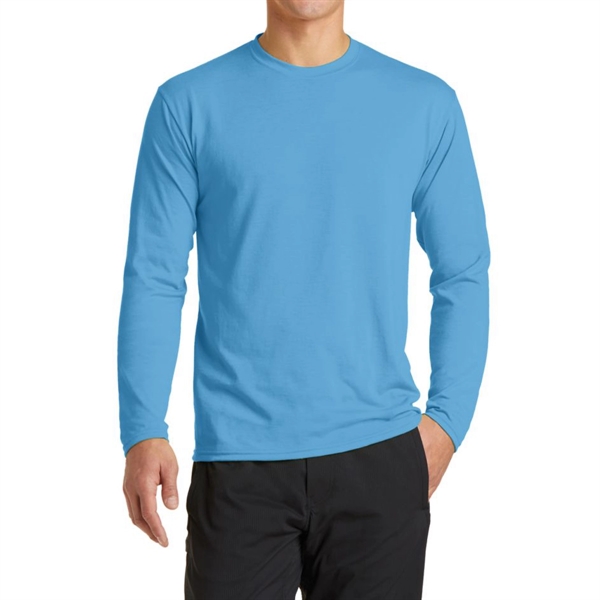 Aquatic Blue color option for Soft Long Sleeve Tee