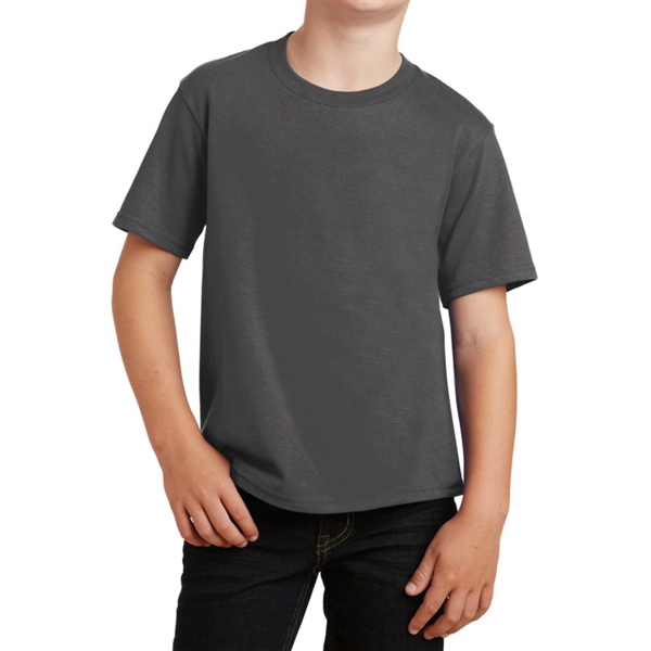 Dark Heather color option for Volts Youth Tee
