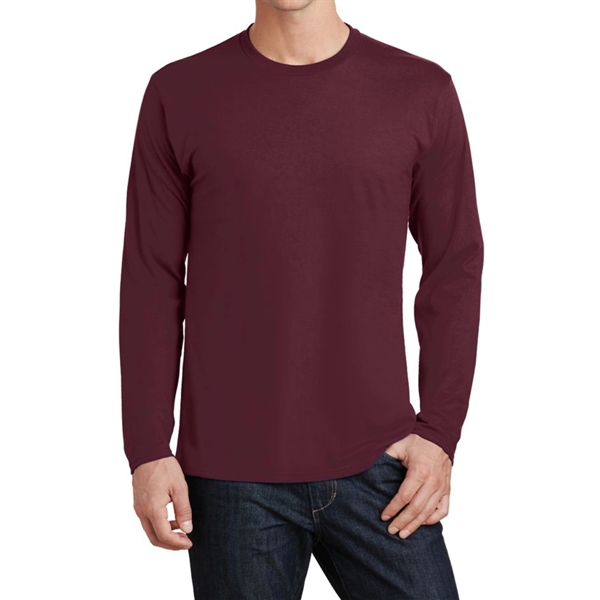 Athletic Maroon color option for Centina Long Sleeve Trendy Tee