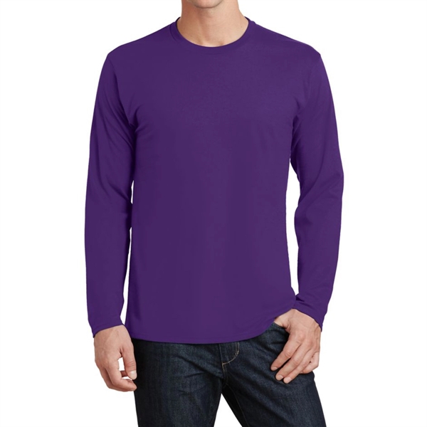 Team Purple color option for Centina Long Sleeve Trendy Tee