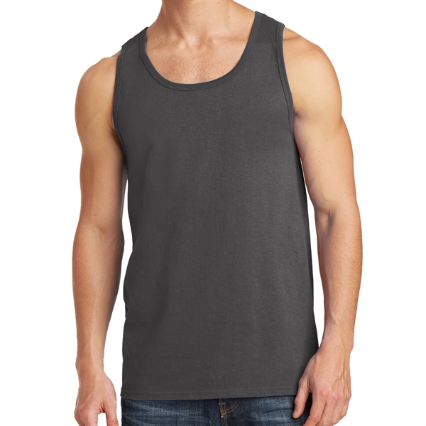 Dark Heather Gray color option for Stylish Tagless Cotton Tank Top