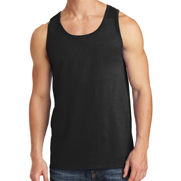 Jet Black color option for Stylish Tagless Cotton Tank Top