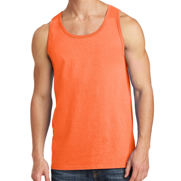 Neon Orange color option for Stylish Tagless Cotton Tank Top