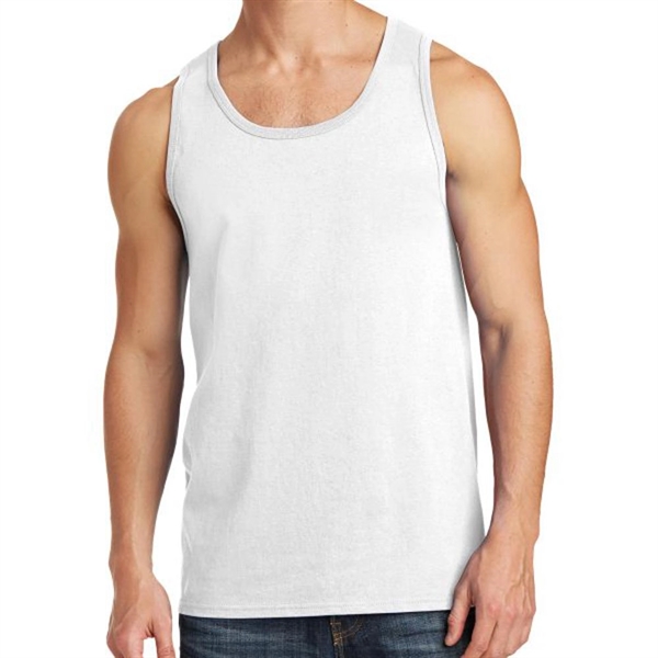 White color option for Stylish Tagless Cotton Tank Top