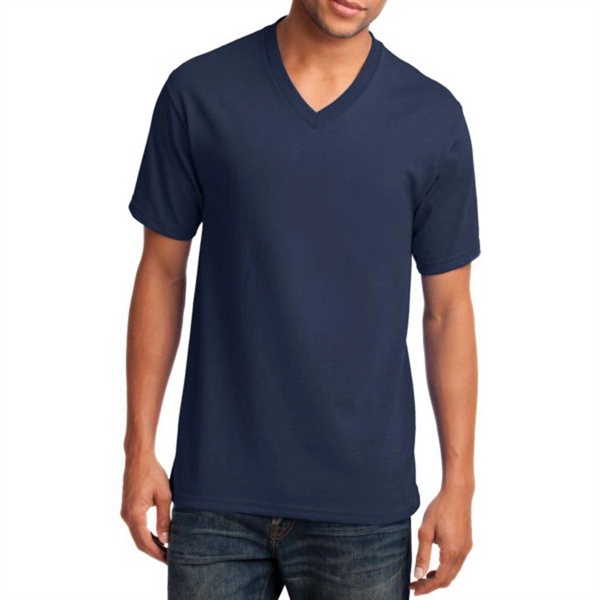 Navy color option for Classic Cotton V Neck Tee