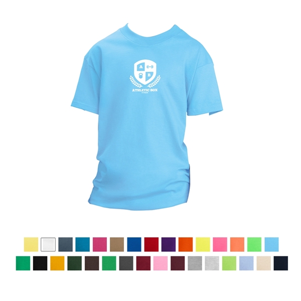 Aquatic Blue color option for Classic Junior Cotton Tee