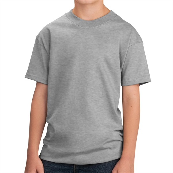 Athletic Heather color option for Classic Junior Cotton Tee