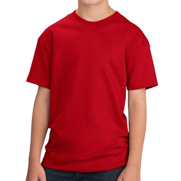 Athletic Maroon color option for Classic Junior Cotton Tee