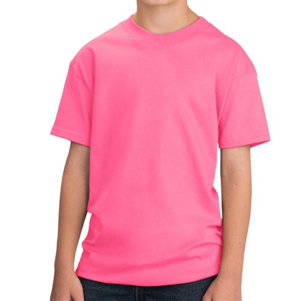 Candy Pink color option for Classic Junior Cotton Tee