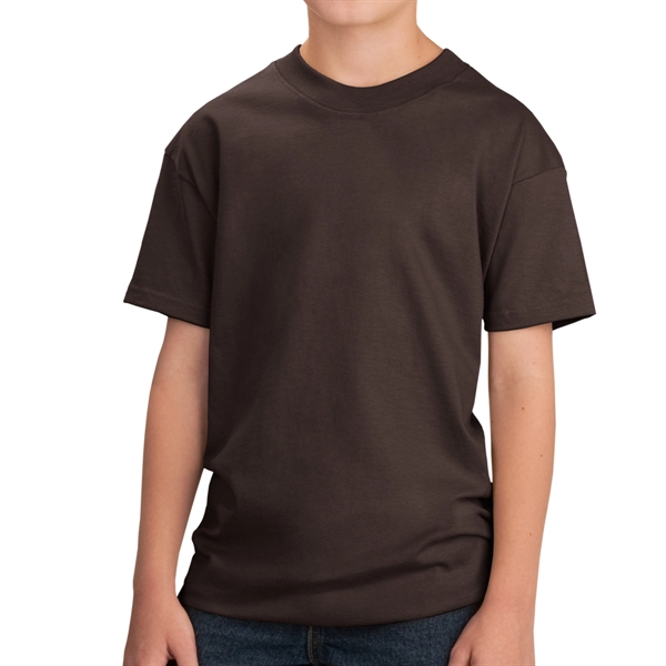 Dark Chocolate Brown color option for Classic Junior Cotton Tee