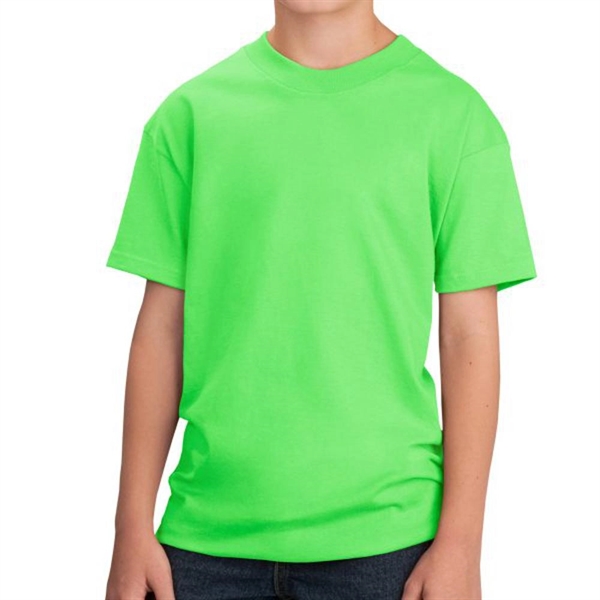 Neon Green color option for Classic Junior Cotton Tee