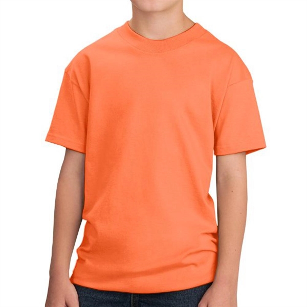 Orange color option for Classic Junior Cotton Tee