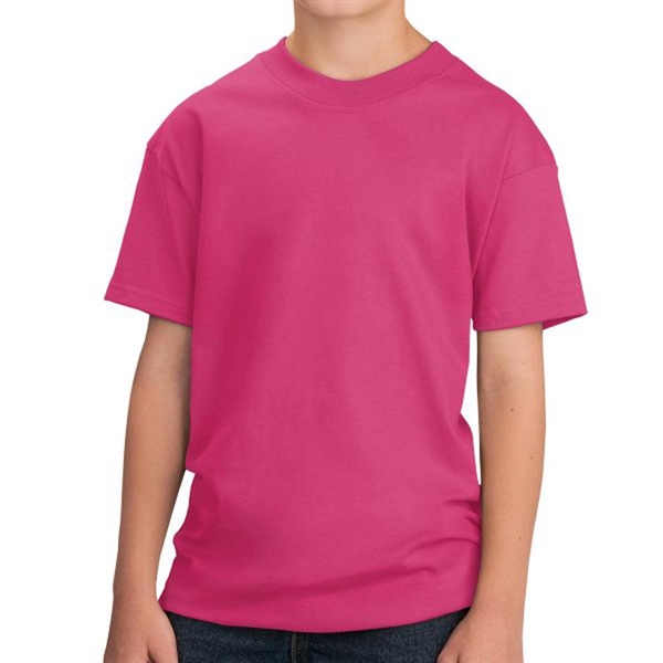 Sangria color option for Classic Junior Cotton Tee