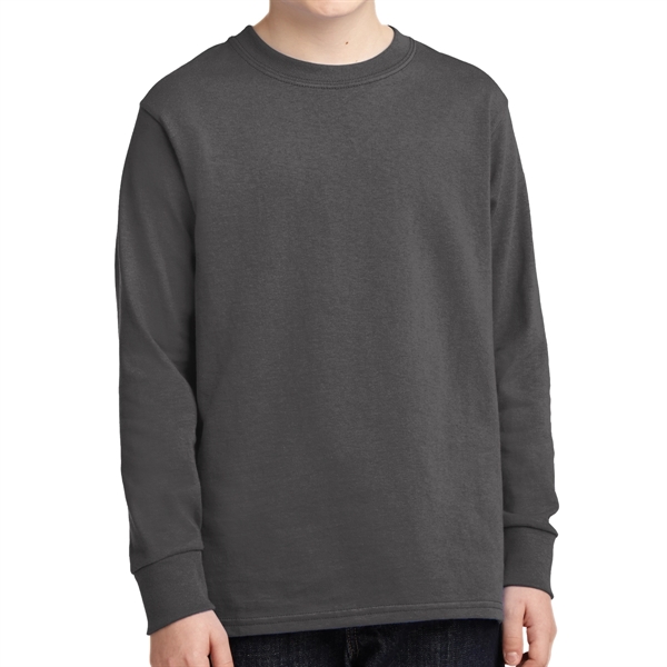 Dark Heather Gray color option for Stylish Long Sleeve Cotton Shirt