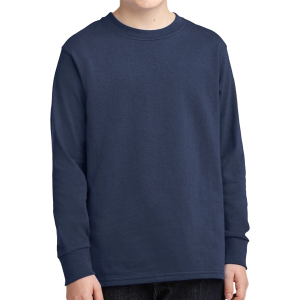 Navy color option for Stylish Long Sleeve Cotton Shirt