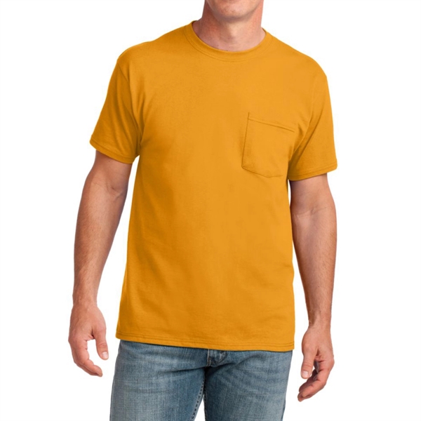 Gold color option for Classic Cotton Pocket Tee