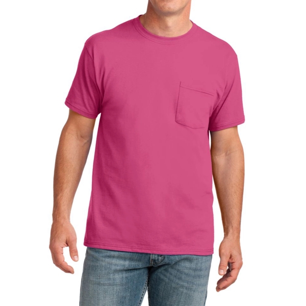 Pink color option for Classic Cotton Pocket Tee