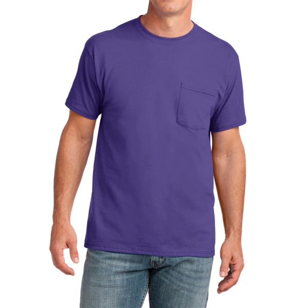 Purple color option for Classic Cotton Pocket Tee