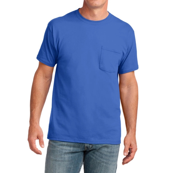Royal Blue color option for Classic Cotton Pocket Tee