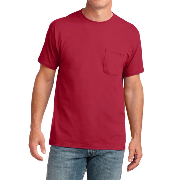 Sangria color option for Classic Cotton Pocket Tee