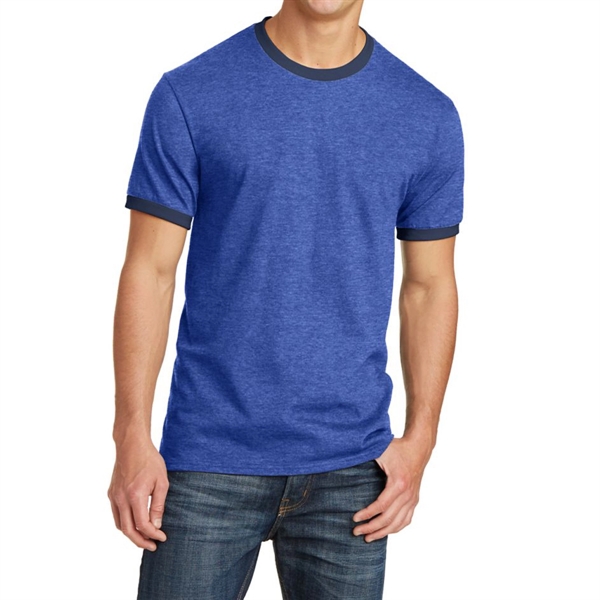 Heather Royal / Navy color option for Classic Ringer Tee