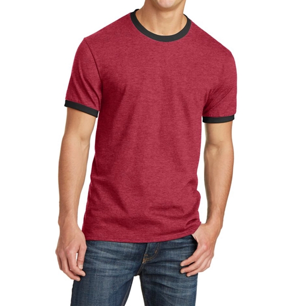 Red / Jet Black color option for Classic Ringer Tee