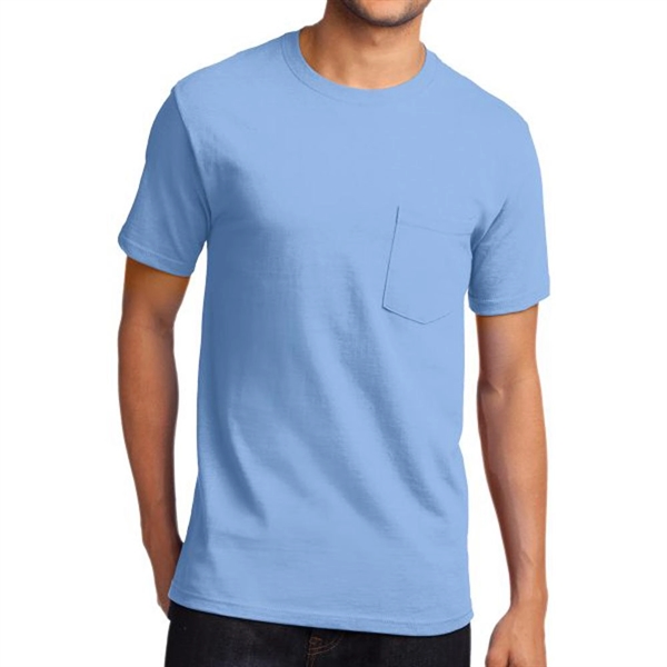 Light Blue color option for Everyday Long Sleeve Pocket Tee