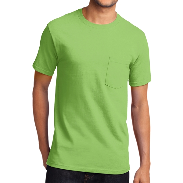 Lime color option for Everyday Long Sleeve Pocket Tee