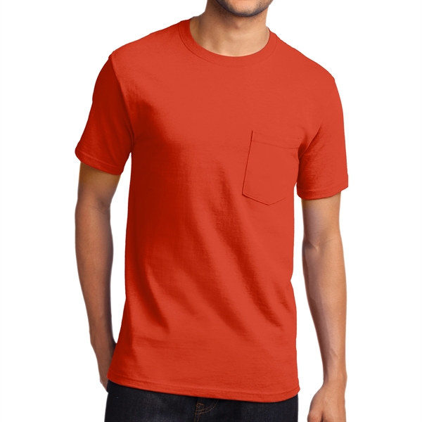 Orange color option for Everyday Long Sleeve Pocket Tee