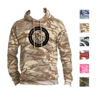 Comfortable Camo Hooded Sweatshirt