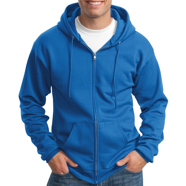 Royal Blue color option for Stylish Full Zip Hooded Sweatshirt