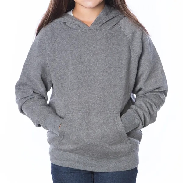 Nickel color option for Evolution Youth Hooded Sweatshirt