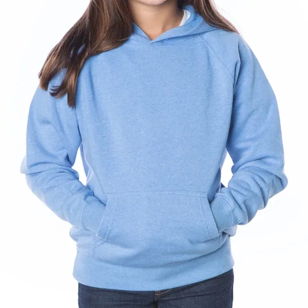 Pacific color option for Evolution Youth Hooded Sweatshirt