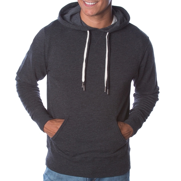 Charcoal Heather color option for Stylish Pullover With Hood In Heather