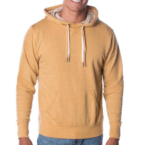 Oatmeal Heather color option for Stylish Pullover With Hood In Heather