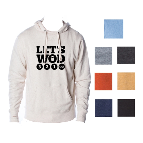 Main photo of Stylish Pullover With Hood In Heather