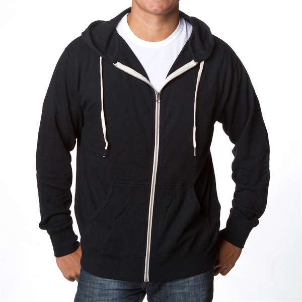 Black color option for Stylish Sweatshirt With Hood In Heather