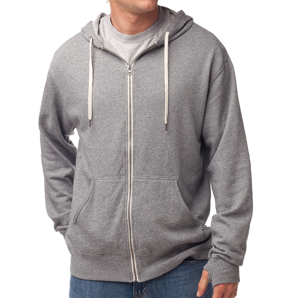Charcoal Heather color option for Stylish Sweatshirt With Hood In Heather
