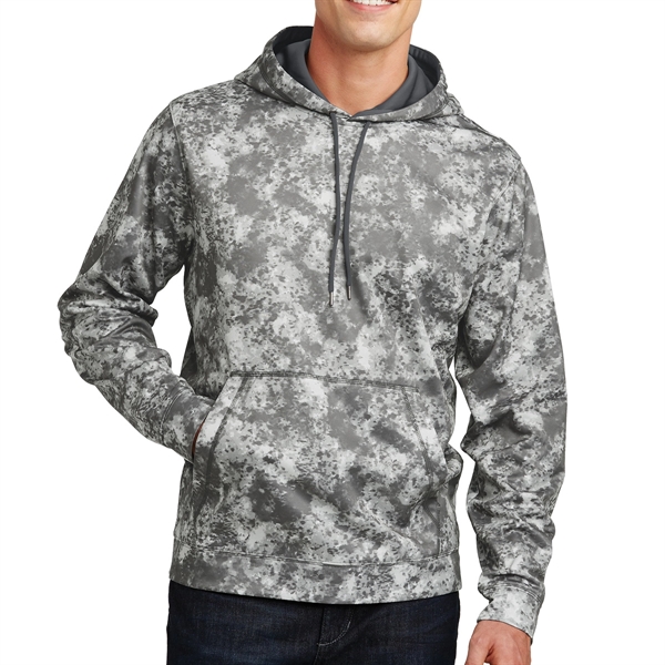 Dark Smoke Gray color option for Sport Tek® Sport Wick® Mineral Freeze Pullover Hoodie