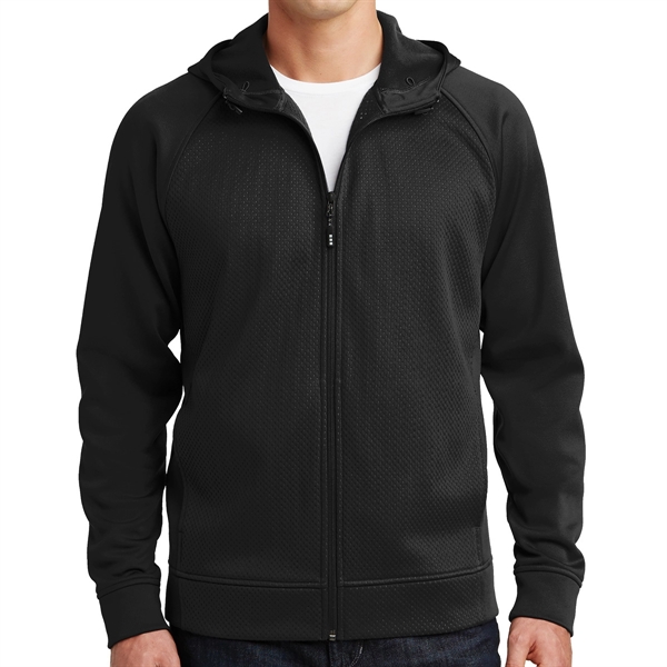 Black color option for Sport Tek® Fleece Zippered Hoodie