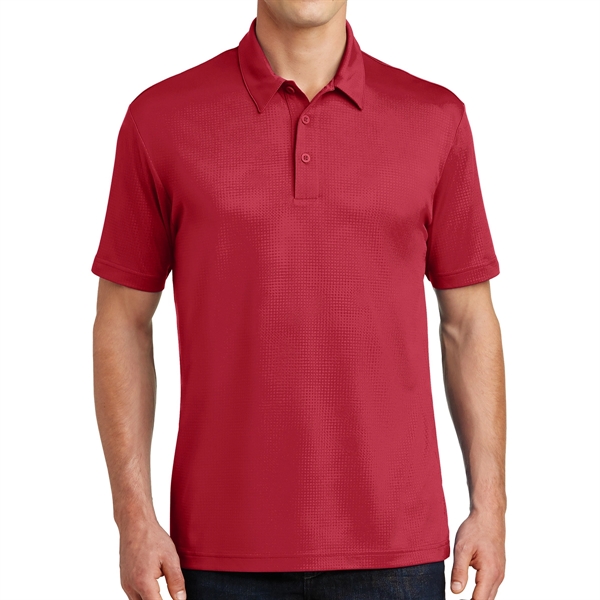 Deep Red color option for Sport Tek® Posi Charge® Durable Polo