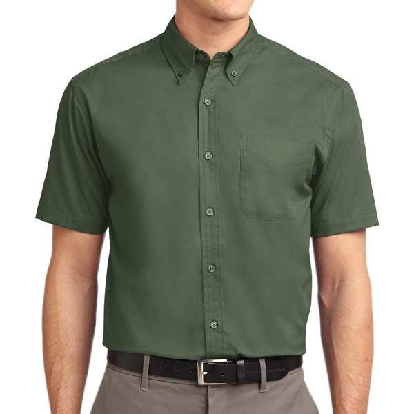 Clover Green color option for Ladies Short Sleeve Essential Polo Shirt