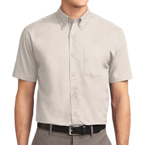 Stone color option for Ladies Short Sleeve Essential Polo Shirt