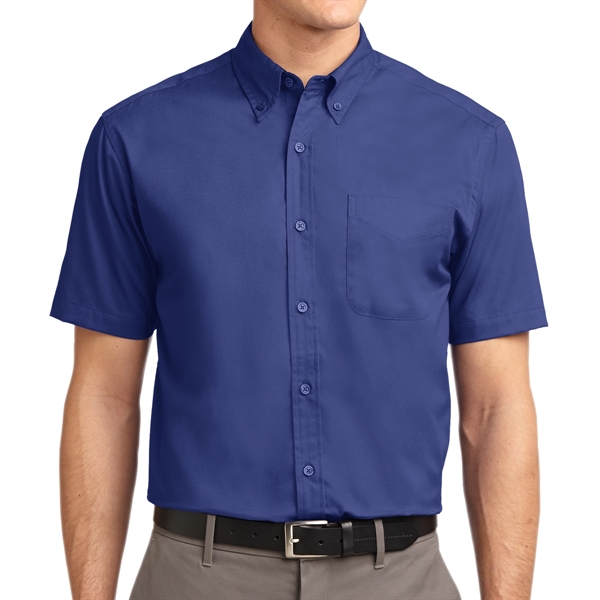 Strong Blue color option for Ladies Short Sleeve Essential Polo Shirt