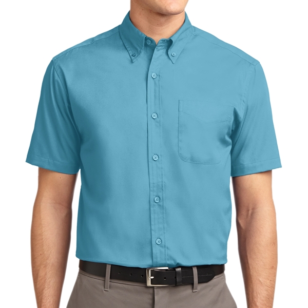 Ultra Marine color option for Ladies Short Sleeve Essential Polo Shirt