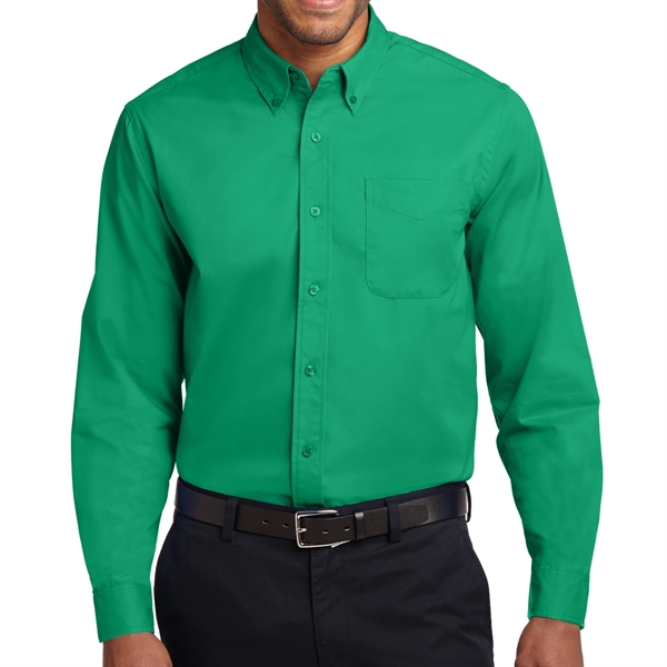 Court Green color option for Sleek Corporate Shirt