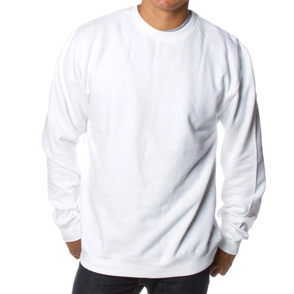 White color option for Male Crew Neck Sweatshirt
