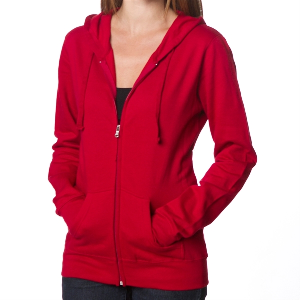 Brick Red color option for Kid's Lightweight Sweatshirt With Zipper