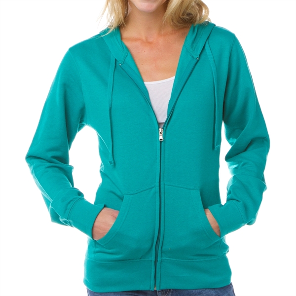 Teal color option for Kid's Lightweight Sweatshirt With Zipper